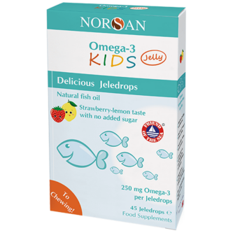 Omega-3 Фиск желирани дражета за деца